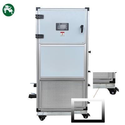 China Unidad de refrigeración de aire industrial pequeña y móvil, sistema HVAC de expansión directa refrigerado por agua en venta