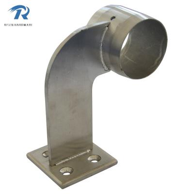 China stainless steel handrail fitting rail to wall HFRS001, finishing satin, mirror for sale
