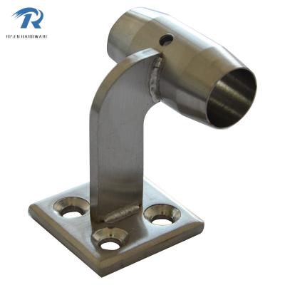 China stainless steel handrail fitting rail to wall HFRS002, finishing satin or mirror for sale