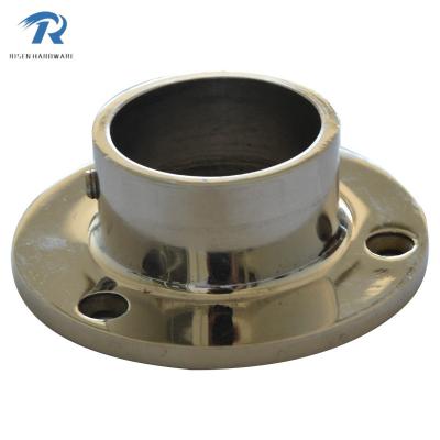 China stainless steel handrail fitting, tube seat HFRS007, material stainless steel, finishing satin for sale