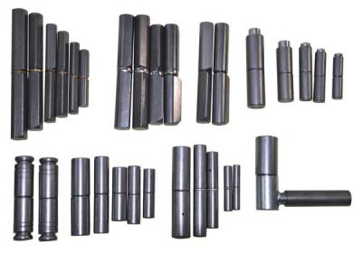China welding hinge piston hinge, barrel weld on hinge, material steel, finishing self color or zinc plating for sale
