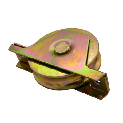 China Sliding gate roller GW606 U Groove，Galvanized, Iron, Single bearing for sale
