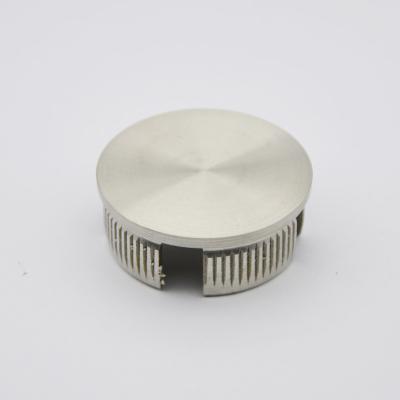 China Stainless steel end cap 38.1mm for handrail tube 1-1/2
