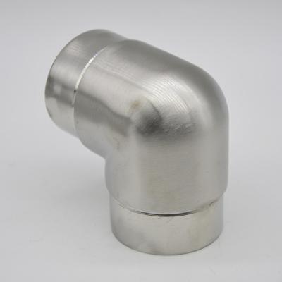 Китай Pipe connector 90 degree, material SS304, finishing satin or mirror, for tube 50.8mm продается
