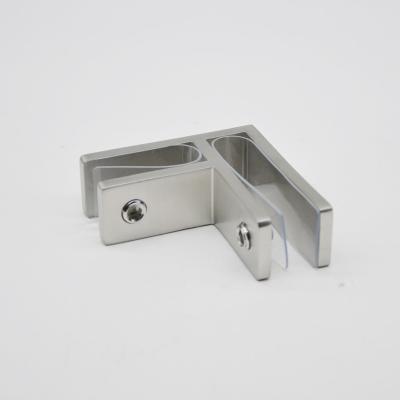China Stainless steel Glass clamps 90 degree RS2314 plus, 70X25mm, thickness 5mm, SS304 satin, mirror, black à venda
