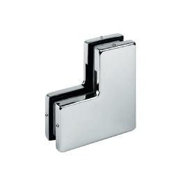 China Glass Patch Fitting A-080, Material aluminium, steel, stainless steel, finishing satin, mirror à venda