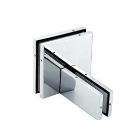 China Glass Patch Fitting A-085, Material aluminium, steel, stainless steel, finishing satin, mirror à venda