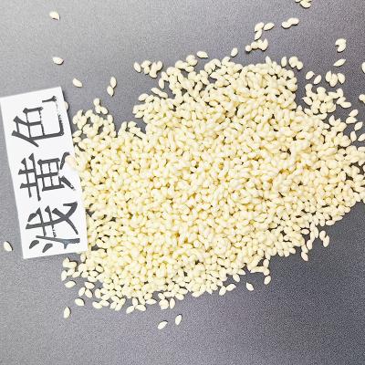 China Light Yellow Color Matching TPU Polymers Plastic Moulding Pellets for sale