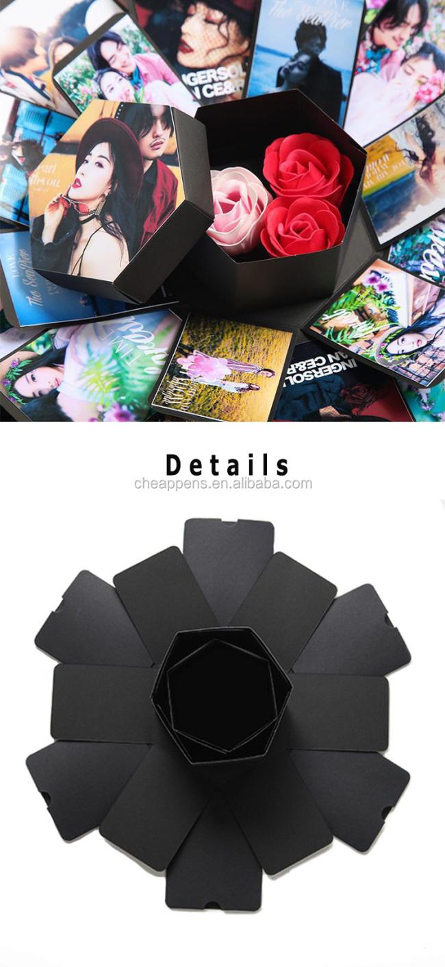 Explosion Box Set Album Gift Box Creative Album Surprise Album Sticker Box for Marriage Proposals Making Surprises Birthday