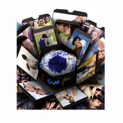 China Explosion DIY photo box personalized gift box for special occasions like birthday, wedding, engagement gift, valentines day box for sale