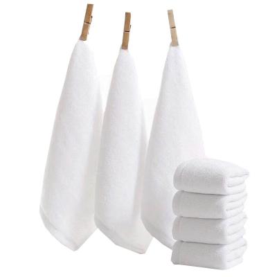 China Hotel Bath Towel Custom Absorbent and Premium White Towels for Bathroom and Kitchen for sale