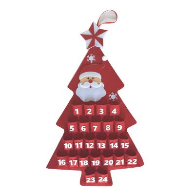 China OurWarm Christmas Advent Calendar 24 Days Countdown Calendar for Home Classroom Door Wall Hanging Christmas Decorations for sale