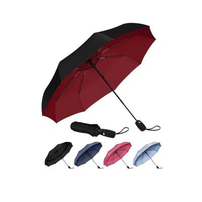 China Automatic Umbrella High Quality Best Custom Auto Open and Close Folding Umbrellas for Rain for sale