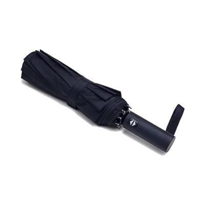 China Windproof Compact Collapsible Light Portable Wind Resistant Automatic Umbrella with Custom Logo for Rain for sale