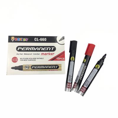 China Bonvan Custom Dry Fast Waterproof Permanent Marker Pen Set for Most Surfaces for sale