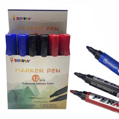 China Water Proof Marker Pens for Plastic Custom Marker Chisel Round Tip Pen Set for sale