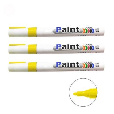 China Yellow Paint Markers Custom 8 Colors Oil Based Permanent Waterproof Paint Marker Pens Paint Pen Set for sale