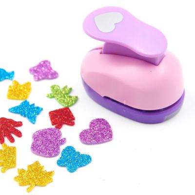 China Cute Fancy Punches Machine Children School DIY paper Decoration Large Flower Star Heart Hole Puncher for sale