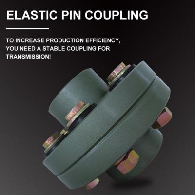 China Acoplamento de eixo de caixa de engrenagens elástico de Pin Bush Coupling Cast Iron da luva de FCL à venda