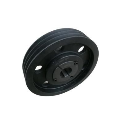 China Custom Poly V Belt Drive Pulley Cast Iron Split Sheave Pulley for sale