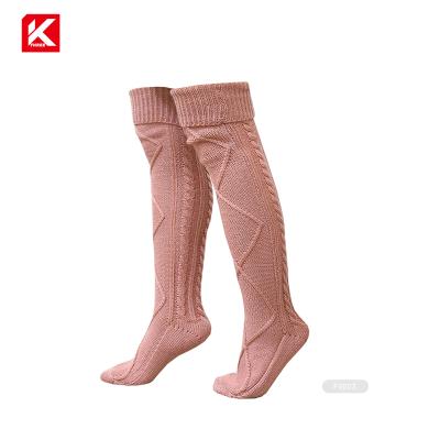 China KT3- Sweat-absorbent F151 over the knee knit socks knit over the knee socks over the knee boot socks for sale