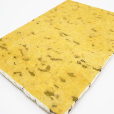 Chine Le tapis imperméable glissent non les taches jaunes étées à la base de 5mm 6mm à vendre