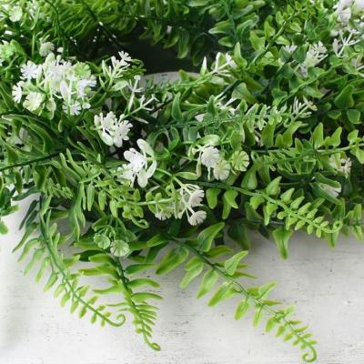 China Hotel Artificial Eucalyptus Leaves Garland 42cm PE PP for sale