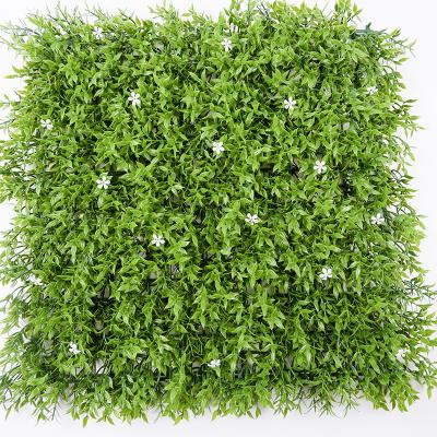 China PE/PP Customized Greenery Artificial Green Wall Use For Market Decoration for sale