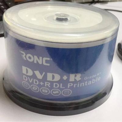 China 8.5gb/240min/8x 200min white inkjet DL printable DVD+R 8.5 GB dvd disk DVD for sale