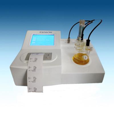 Quality KF PPM Level Karl Fischer Titrator for Transformer Oil Water Content Testing for sale