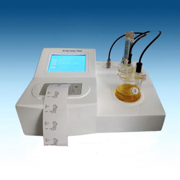 Quality KF PPM Level Karl Fischer Titrator for Transformer Oil Water Content Testing for sale