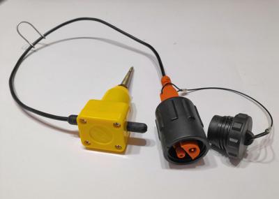China 60Hz Vertical Geophone , Seismic Geophone Sensor KCK Male Connector for sale