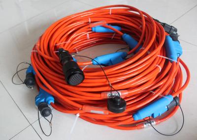 China 65m 12 Channels Geophysical Seismic Geophone 5m Meter Separation for sale