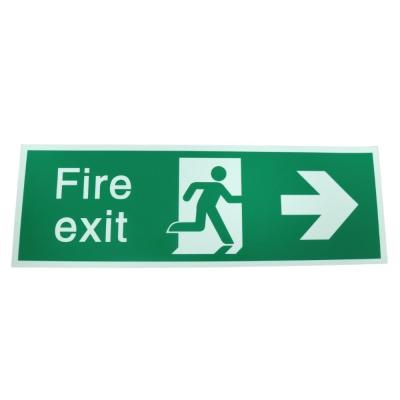 China Running Man Photoluminescent Safety Exit Sign For Emergency Evacuation for sale