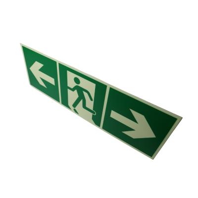 China Fluorescent Emergency Evacuation Symbols Hotel Fire Evacuation Signs for sale