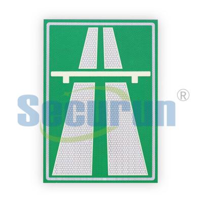 Китай Символ дорожного знака шоссе ODM водоустойчивый отражательный алюминиевый для движения продается