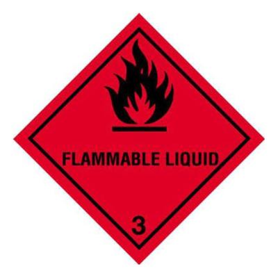 China Danger Flammable Liquid Sign for sale