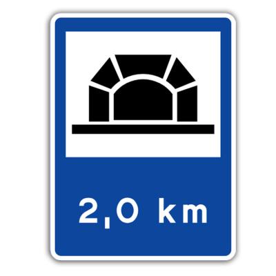 China Traffic Road Aluminum Photoluminescent Signage For Tunnel for sale