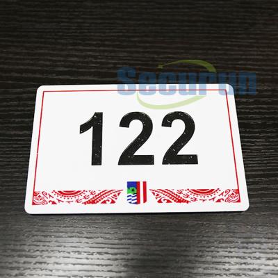 China White DiBond Room Number Reflective Address Signs For Mailbox for sale