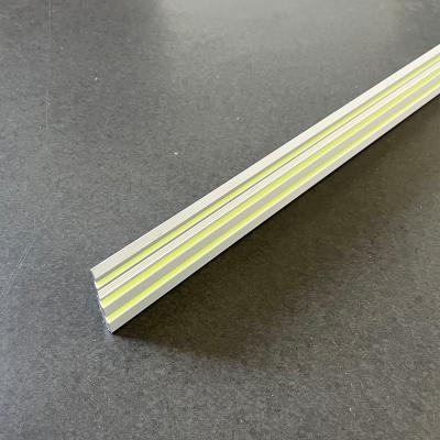China OEM Photoluminescent Stair Markings Aluminum Stair Edging 2.8mm for sale