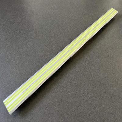 China Aluminum Flat Photoluminescent Handrail Strips Safety Stair Nosing OEM for sale