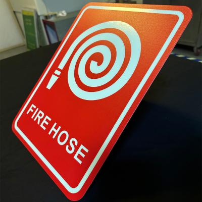 China ISO Standards Photoluminescent Fire Hose Signs 1mm Thickness for sale