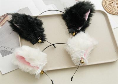 China GLH058 Kitty cat ears girl headband Little wild cat headdress bell cute headband sweet cool accessories for sale