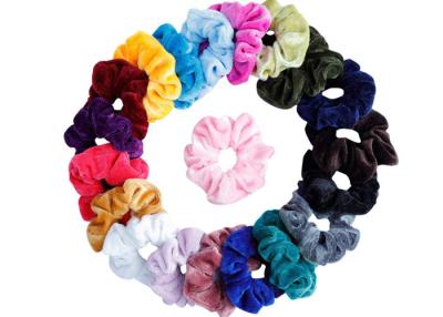 China Flannelette hair accessories scrunchies oliver Rose red white Europe United States winter rope elastic hair bands for sale