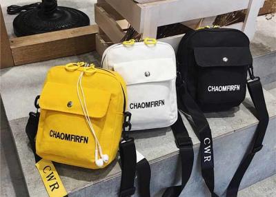 China travel phone cosmetics Canvas bag tide Korean creative OEM logo crossbody bag student shoulder bag girl satchel for sale