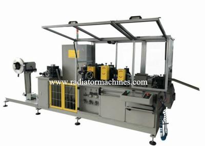 China Fully Automatic Aluminum Radiator Fin Machine 100 M/min  25mm Wide for sale