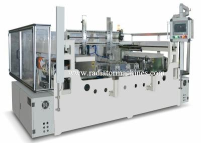China 4 Row Aluminum Radiator Core Builder Machine Tube Distribution 1000 * 1000 Mm for sale