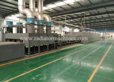 China Electric & Gas Aluminium Radiator Brazing Furnace 250 * 1200 Mm High Efficiency for sale