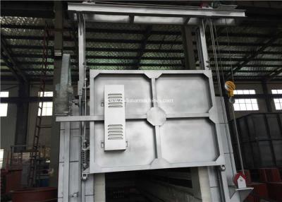China Car Bottom Furnace , Bogie Type Furnace FOR Austempering of Manganese Steel for sale