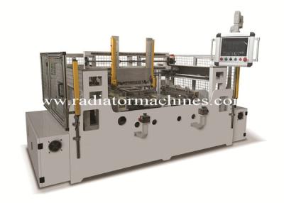 China PLC Controlled Radiator Core Builder Machine For 4 Rows Radiator Core for sale